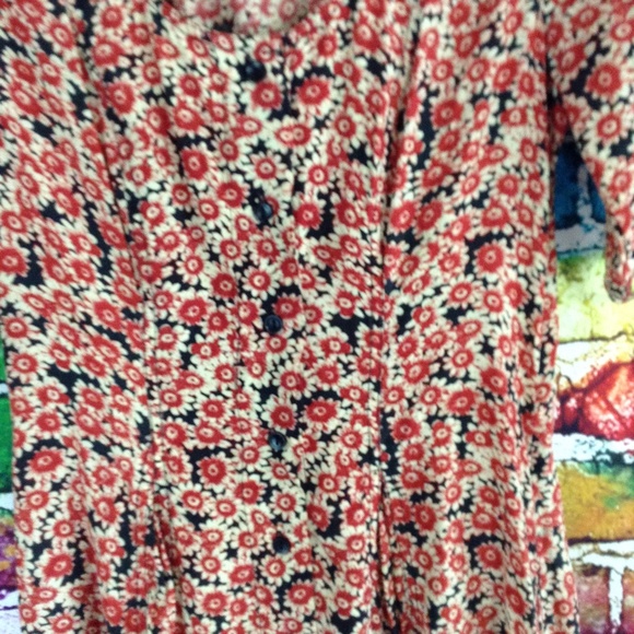 - Free People Lace Up Floral Corset Mini Dress Size Medium - Picture 7 of 15